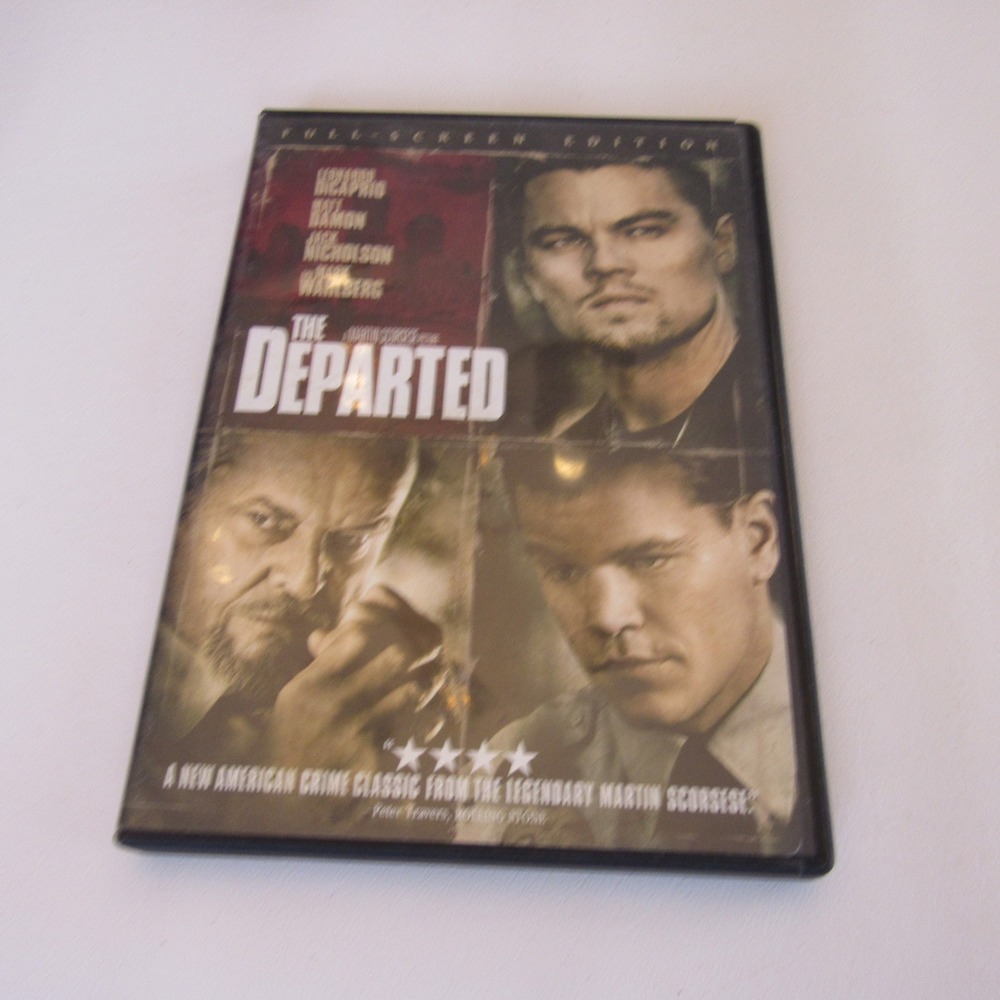 The Departed DVD Full Screen‎ Edition Martin Scorsese DiCaprio Matt Damon 2007